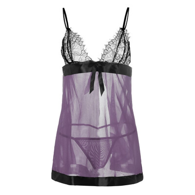 Toponeto Fashion New Plus Size Women Lace Lingerie Nightdress Bowknot Backless Sleepwear
Toponeto Fashion New Plus Size Women Lace Lingerie Nightdress Bowknot Backless Sleepwear