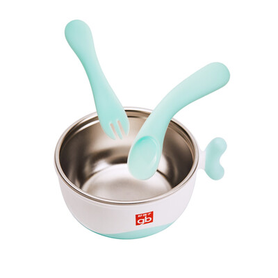 Gb good childrens stainless steel tableware infant cartoon insulation tableware bowl fork spoon set three-piece sea friends small fish - light green
Gb good childrens stainless steel tableware infant cartoon insulation tableware bowl fork spoon set three-piece sea friends small fish - light green