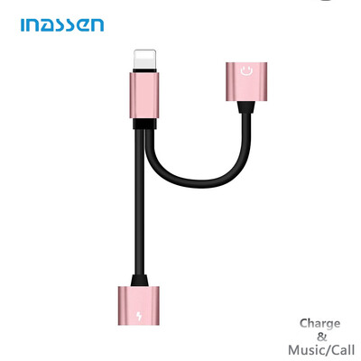 iNassen Lightning Jack Adapter for iPhone 7Plus iPhone 88PlusiPhone X 10 adapter Headphone Adapter Call Audio Charge Function
iNassen Lightning Jack Adapter for iPhone 7Plus iPhone 88PlusiPhone X 10 adapter Headphone Adapter Call Audio Charge Function