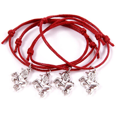 4Pcs New Fashion Unicorn Wish Bracelets In Organza Bag Unicorn Horse Charm Leather Woven Bangle Wristband
4Pcs New Fashion Unicorn Wish Bracelets In Organza Bag Unicorn Horse Charm Leather Woven Bangle Wristband