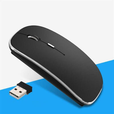 24G Wireless Mouse With Nano Receiver 1600 DPI Slim Noiseless Rechargeable Mouse For WIN1078 MAC Android XP System
24G Wireless Mouse With Nano Receiver 1600 DPI Slim Noiseless Rechargeable Mouse For WIN1078 MAC Android XP System