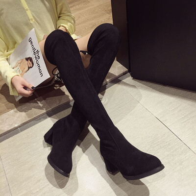 Retro boots womens autumn English style elastic knitted socks shoes fashion thick heel riding boots knee boots
Retro boots womens autumn English style elastic knitted socks shoes fashion thick heel riding boots knee boots