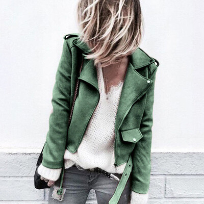 Fashion Womens Short Jackets Ladies Zip Up Lapel Casual Coats Tops Outwear L3XL
Fashion Womens Short Jackets Ladies Zip Up Lapel Casual Coats Tops Outwear L3XL