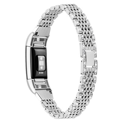 ECSEM Rhinestone Replacement Bands for Fitbit Charge 2 Stainless Steel Metal Bracelet for Men Women
ECSEM Rhinestone Replacement Bands for Fitbit Charge 2 Stainless Steel Metal Bracelet for Men Women