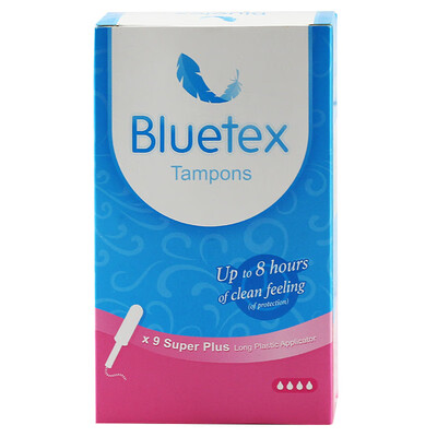 Sapphire Bluetex long tube tampon unscented large flow 9 box catheter type built-in sliver Germany imported
Sapphire Bluetex long tube tampon unscented large flow 9 box catheter type built-in sliver Germany imported