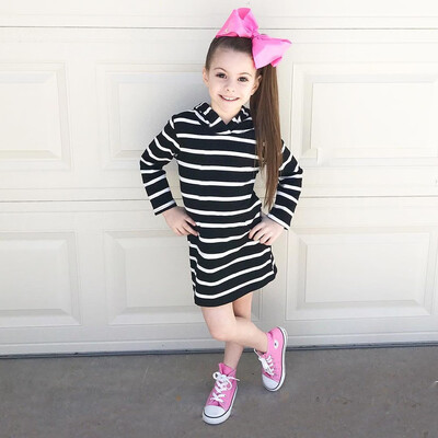 Toddler Kids Baby Girl Striped Hooded Dress Princess Party Casual Dress Clothes
Toddler Kids Baby Girl Striped Hooded Dress Princess Party Casual Dress Clothes