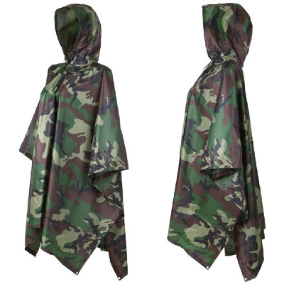 3-in-1 Waterproof Hooded Raincoat Hiking Cycling Rain Poncho Cape Coat Sun Shelter Outdoor Camping Tent Ground Sheet Mat
3-in-1 Waterproof Hooded Raincoat Hiking Cycling Rain Poncho Cape Coat Sun Shelter Outdoor Camping Tent Ground Sheet Mat
