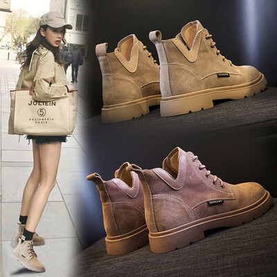 New Martin boots female V mouth meat powder leather boots summer flat spring&autumn black c
New Martin boots female V mouth meat powder leather boots summer flat spring&autumn black c