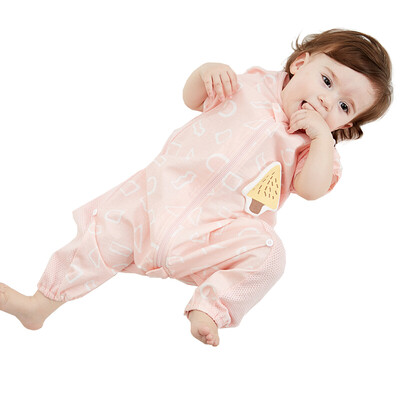 WELLBER baby sleeping bag seven-point sleeve side breathable mesh split leg anti-kick powder geometry 95cm
WELLBER baby sleeping bag seven-point sleeve side breathable mesh split leg anti-kick powder geometry 95cm