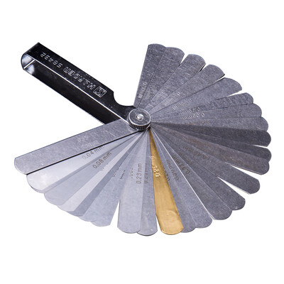 Harden feeler gauge gap stainless steel high precision single piece valve plug gauge thickness gauge 32 sets 580432
Harden feeler gauge gap stainless steel high precision single piece valve plug gauge thickness gauge 32 sets 580432