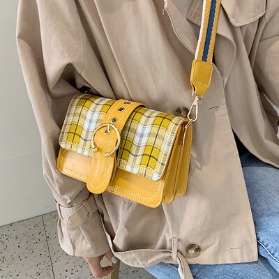 Net red plaid small bag female bag 2019 new fashion wide shoulder strap shoulder bag wild insyang air Messenger bag
Net red plaid small bag female bag 2019 new fashion wide shoulder strap shoulder bag wild insyang air Messenger bag