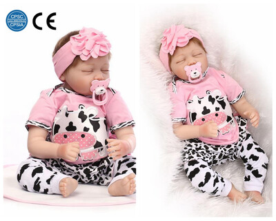 Ktaxon 22" 55cm Reborn Baby Dolls Soft Silicone Magnetic Lovely Lifelike Cute Lovely Baby Pink Sleeping Baby Doll
Ktaxon 22" 55cm Reborn Baby Dolls Soft Silicone Magnetic Lovely Lifelike Cute Lovely Baby Pink Sleeping Baby Doll