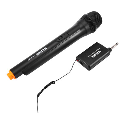 WEISRE DM - 3308A Professional Karaoke Wireless Handheld VHF Transmitter Microphone Set
WEISRE DM - 3308A Professional Karaoke Wireless Handheld VHF Transmitter Microphone Set