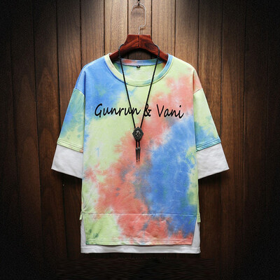 Toponeto Mens Summer New Style Fashion Printed Tie-Dyed Fake Two Blouse Comfortable Top
Toponeto Mens Summer New Style Fashion Printed Tie-Dyed Fake Two Blouse Comfortable Top