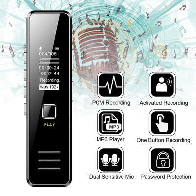 USB Mini Voice Recorder Digital Record 816GB Spy Dictaphone Audio Sound Recorder MP3
USB Mini Voice Recorder Digital Record 816GB Spy Dictaphone Audio Sound Recorder MP3