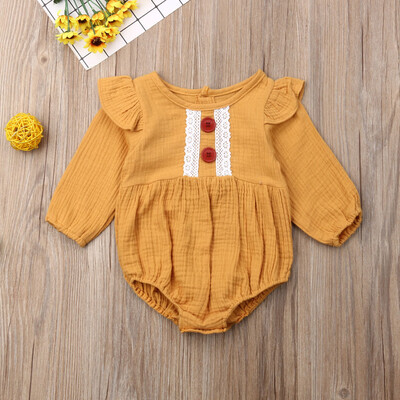 Newborn Baby Girl Clothes Long Sleeve Button Romper Jumpsuit Bodysuit Outfit
Newborn Baby Girl Clothes Long Sleeve Button Romper Jumpsuit Bodysuit Outfit