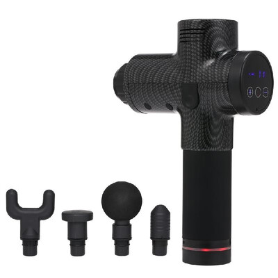 Electric Massage Gun Handheld Cordless Tissue Massager for Muscle Deep Relaxation 20 Speeds Percussion Massage Device with LCD Scr
Electric Massage Gun Handheld Cordless Tissue Massager for Muscle Deep Relaxation 20 Speeds Percussion Massage Device with LCD Scr