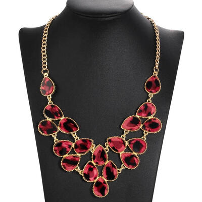 Hesiod Vintage Women Leopard Necklaces Collar Gold Color Short Chain Choker Necklace Water Drop Design Jewelry c
Hesiod Vintage Women Leopard Necklaces Collar Gold Color Short Chain Choker Necklace Water Drop Design Jewelry c