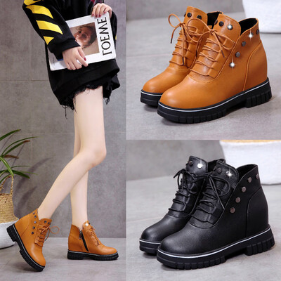 Womens shoes autumn new Martin boots female students British wind wild high womens boots A169909
Womens shoes autumn new Martin boots female students British wind wild high womens boots A169909