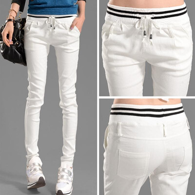 New Fashion Women Casual Pants Elastic Waist Drawstring Slim Pencil Pants Trousers BlackWhite
New Fashion Women Casual Pants Elastic Waist Drawstring Slim Pencil Pants Trousers BlackWhite