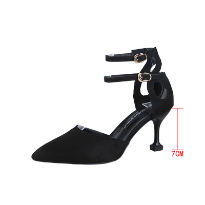 Spring pointed high-heeled shoes for girls with thin heels&black single shoes for girls with medium heels
Spring pointed high-heeled shoes for girls with thin heels&black single shoes for girls with medium heels