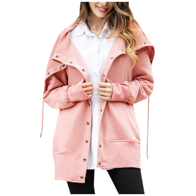 Toponeto Fashion Women Solid Long Sleeve Hoodie Coat Button Tops Blouse Sweatshirt Coat
Toponeto Fashion Women Solid Long Sleeve Hoodie Coat Button Tops Blouse Sweatshirt Coat