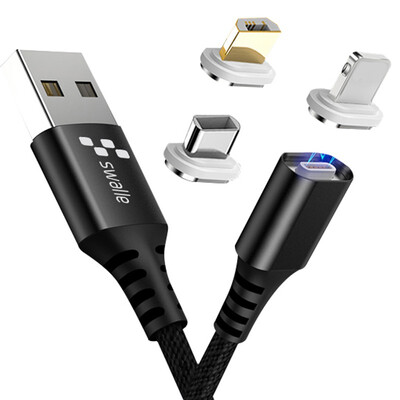 Swalle 2A magnetic USB cable for Samsung X 8 7 6 data cable Micro USB C data cable fast charging cable charger cable
Swalle 2A magnetic USB cable for Samsung X 8 7 6 data cable Micro USB C data cable fast charging cable charger cable