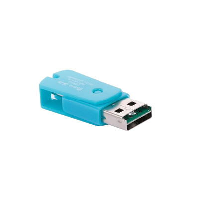 Micro USB 2 IN 1 OTG Card Reader Support TF Card Recorder Phone Storage Card Rotatable Card Reader Blue
Micro USB 2 IN 1 OTG Card Reader Support TF Card Recorder Phone Storage Card Rotatable Card Reader Blue