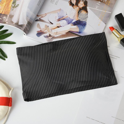 Women Bra Contrast Striped Bandeau Strapless Wireless Pus Up Removable Pads Seamless Casual Boob Tube Top
Women Bra Contrast Striped Bandeau Strapless Wireless Pus Up Removable Pads Seamless Casual Boob Tube Top