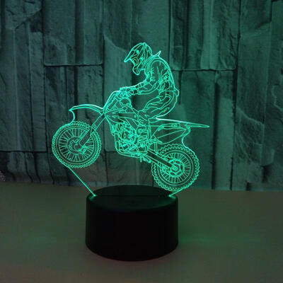 Riding Motorcycle Riders 3D Night Lights Colorful Visual Light LED Gradient Touching Remote Control Visual Light 3D Lamp
Riding Motorcycle Riders 3D Night Lights Colorful Visual Light LED Gradient Touching Remote Control Visual Light 3D Lamp