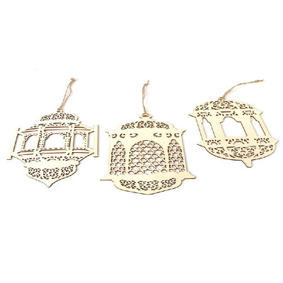 Wooden Eid Mubarak Hanging Pendant Ramadan Crescent Pattern DIY Crafts Ornament with Rope Festival Decoration
Wooden Eid Mubarak Hanging Pendant Ramadan Crescent Pattern DIY Crafts Ornament with Rope Festival Decoration