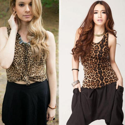 Women Summer Casual Young Ladies leopard Loose Casual Cotton Sleeveless Vest Shirt Tops Blouse
Women Summer Casual Young Ladies leopard Loose Casual Cotton Sleeveless Vest Shirt Tops Blouse