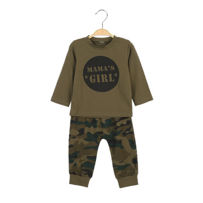 Spring Autumn Casual Baby Long Sleeve Top And Camouflage Trousers Kids Two-piece Outfit Set
Spring Autumn Casual Baby Long Sleeve Top And Camouflage Trousers Kids Two-piece Outfit Set