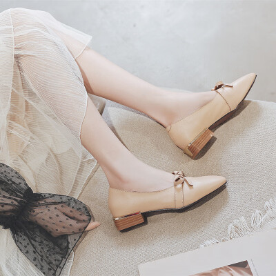 Square with shallow mouth womens shoes new leather flat bow fashion shoes fairy wind scoop sho
Square with shallow mouth womens shoes new leather flat bow fashion shoes fairy wind scoop sho