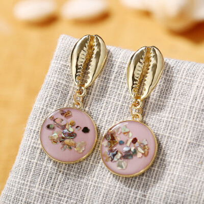Geometric Pear Stone Shell Dangle Earrings For Women Bohemian Gold Beads Earrings 2019 Pendientes Vintage Female Jewelry
Geometric Pear Stone Shell Dangle Earrings For Women Bohemian Gold Beads Earrings 2019 Pendientes Vintage Female Jewelry