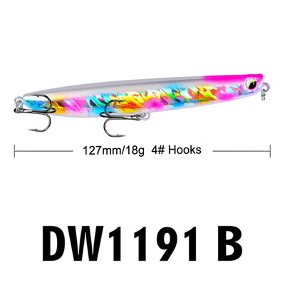 1PCS Lifelike Wobbler Tackle Crankbait Plastic Artificial Hard Baits Treble Fishing Hooks 127mm 18g
1PCS Lifelike Wobbler Tackle Crankbait Plastic Artificial Hard Baits Treble Fishing Hooks 127mm 18g