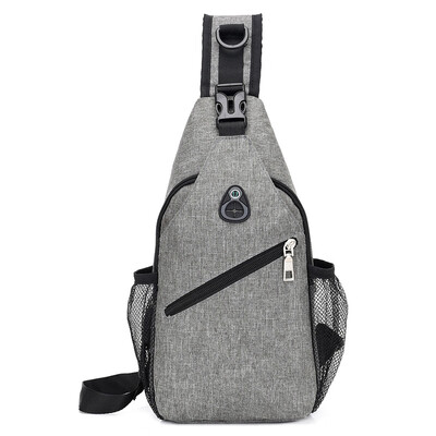 Headphone hole mens chest bag Outdoor sports&leisure soft surface polyester shoulder Messenger bag
Headphone hole mens chest bag Outdoor sports&leisure soft surface polyester shoulder Messenger bag