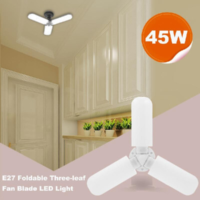 Fan Blade LED Bulbs E26 E27 Adapter Converter Standard LED Lamp 90 Degree Foldable 45W 6500K White Light for Living Room Restauran
Fan Blade LED Bulbs E26 E27 Adapter Converter Standard LED Lamp 90 Degree Foldable 45W 6500K White Light for Living Room Restauran