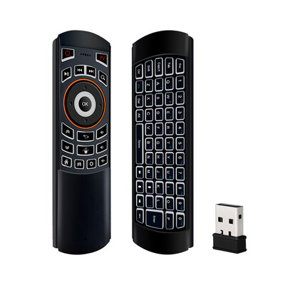 24G Air Mouse Wireless Keyboard Backlight 6-Axis Motion Sense Remote Control IR Learning for Mini PC Smart TV Android TV Box Proj
24G Air Mouse Wireless Keyboard Backlight 6-Axis Motion Sense Remote Control IR Learning for Mini PC Smart TV Android TV Box Proj