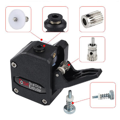 Extruder Cloned Btech Dual Drive Extruder for 3D Printer High Performance for 3D Printer MK8
Extruder Cloned Btech Dual Drive Extruder for 3D Printer High Performance for 3D Printer MK8