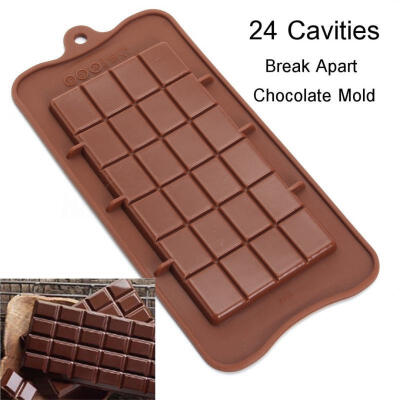 2018 Sugar Bake Mould 24 Grid Square Chocolate Mold Bar Block Ice Silicone Cake Candy New
2018 Sugar Bake Mould 24 Grid Square Chocolate Mold Bar Block Ice Silicone Cake Candy New