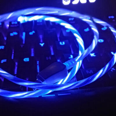 LED Light Up Luminous Streamer Micro USB Type-C Lightning To USB Fast Charging Data Cable For IPHONE Android Phones-Type-C
LED Light Up Luminous Streamer Micro USB Type-C Lightning To USB Fast Charging Data Cable For IPHONE Android Phones-Type-C
