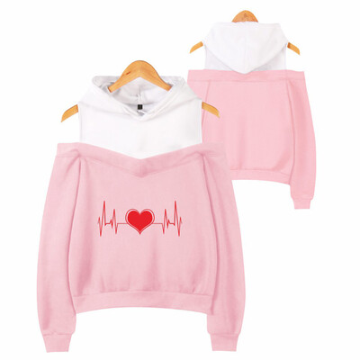 Tailored Women Off Shoulder Electrocardiogram Print Fake Two-Piece Hooded Sweatshirt
Tailored Women Off Shoulder Electrocardiogram Print Fake Two-Piece Hooded Sweatshirt