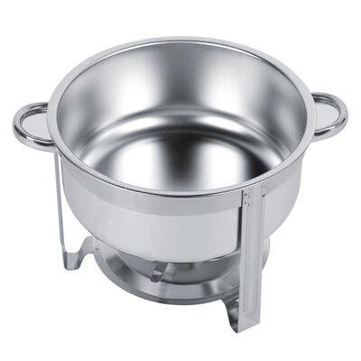 Greensen 75L Stainless Steel Round Chafing Dish with Cover Alcohol Furnace for Buffet Catering
Greensen 75L Stainless Steel Round Chafing Dish with Cover Alcohol Furnace for Buffet Catering