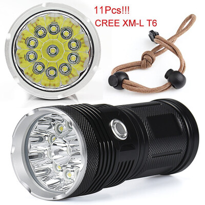 Saidsome 28000LM 11 x XM- T6 LED Flashlight Torch 4x 18650 Hunting Light Lamp Lot flashlight lamp 
Saidsome 28000LM 11 x XM- T6 LED Flashlight Torch 4x 18650 Hunting Light Lamp Lot flashlight lamp