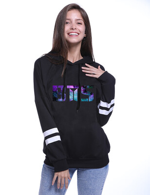 Fashion Letter Printed Bts Hoodie Casual Long Sleeve Side Striped Bts Hooded Sweatshirt Pullover
Fashion Letter Printed Bts Hoodie Casual Long Sleeve Side Striped Bts Hooded Sweatshirt Pullover