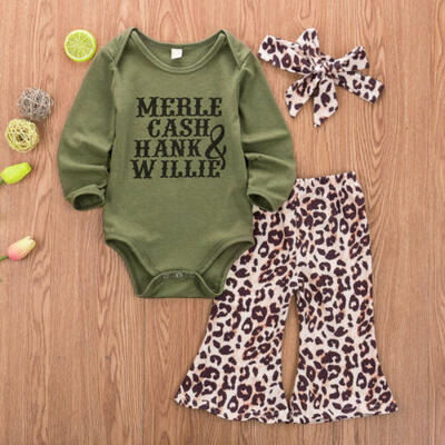 Newborn Baby Girl Leopard Print Tops Romper Pants Headband Outfit Clothes 3Pcs
Newborn Baby Girl Leopard Print Tops Romper Pants Headband Outfit Clothes 3Pcs