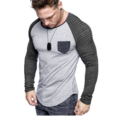 Toponeto Men Pure Color O-Neck Splicing Long Sleeve Shirt Fashion Long Sleeve Blouse Top
Toponeto Men Pure Color O-Neck Splicing Long Sleeve Shirt Fashion Long Sleeve Blouse Top