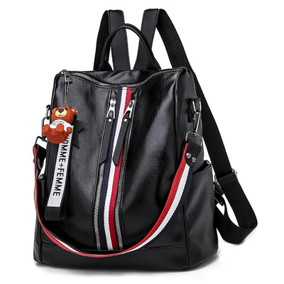 HKZ waterproof double - shoulder bag womens Korean version of fashion leisure capacity dual - purpose womens backpack
HKZ waterproof double - shoulder bag womens Korean version of fashion leisure capacity dual - purpose womens backpack