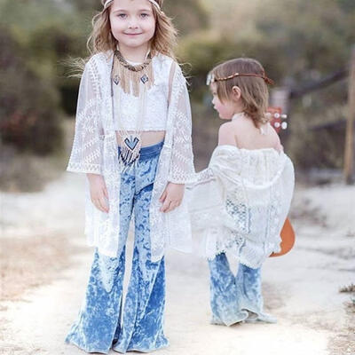 2pcs Toddler Kids Baby Girls Lace Off Shoulder Tops T-shirt DressWide Leg Pants Outfits Leggings Clothes
2pcs Toddler Kids Baby Girls Lace Off Shoulder Tops T-shirt DressWide Leg Pants Outfits Leggings Clothes